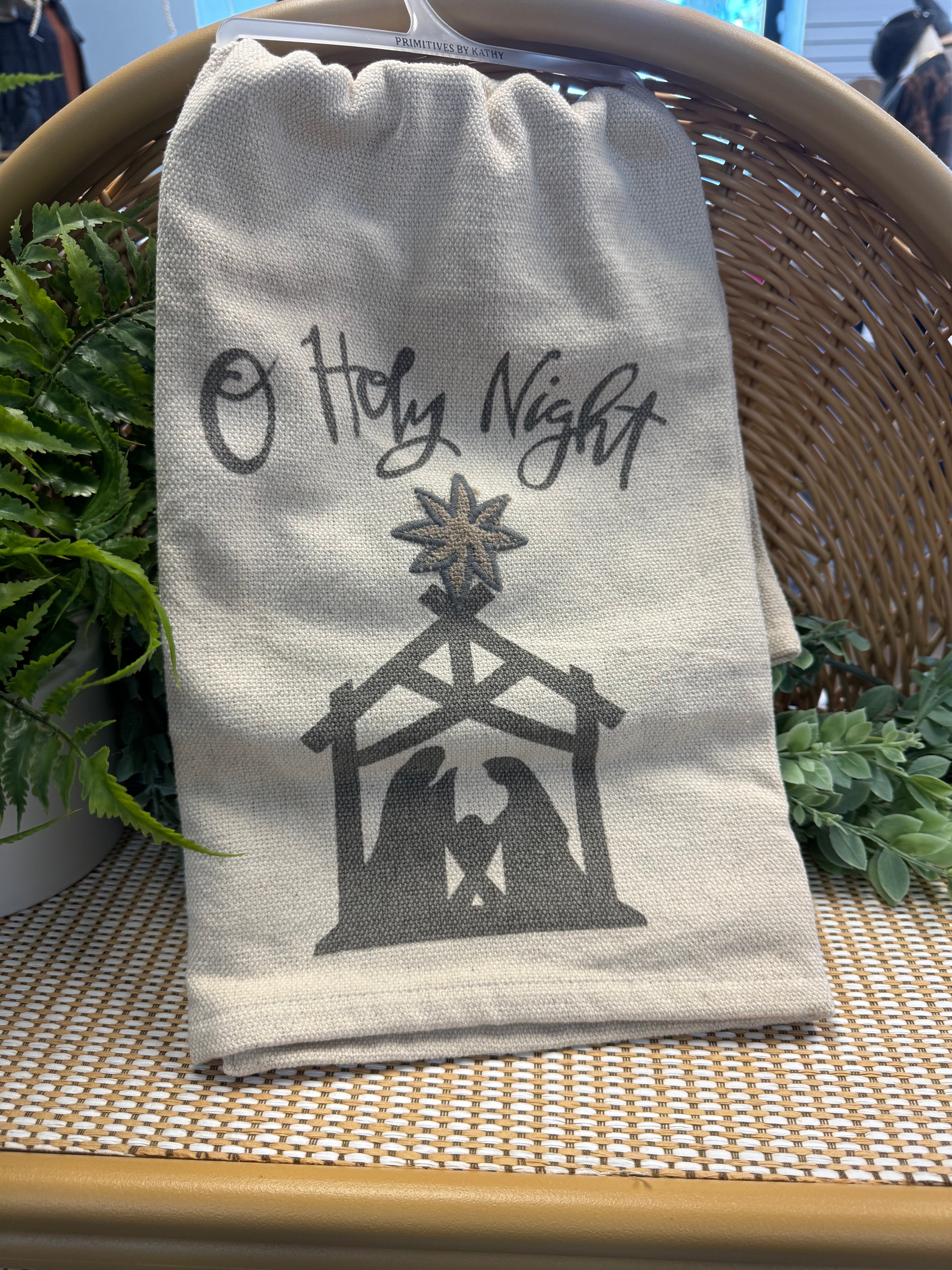 O Holy Night Kitchen Towel