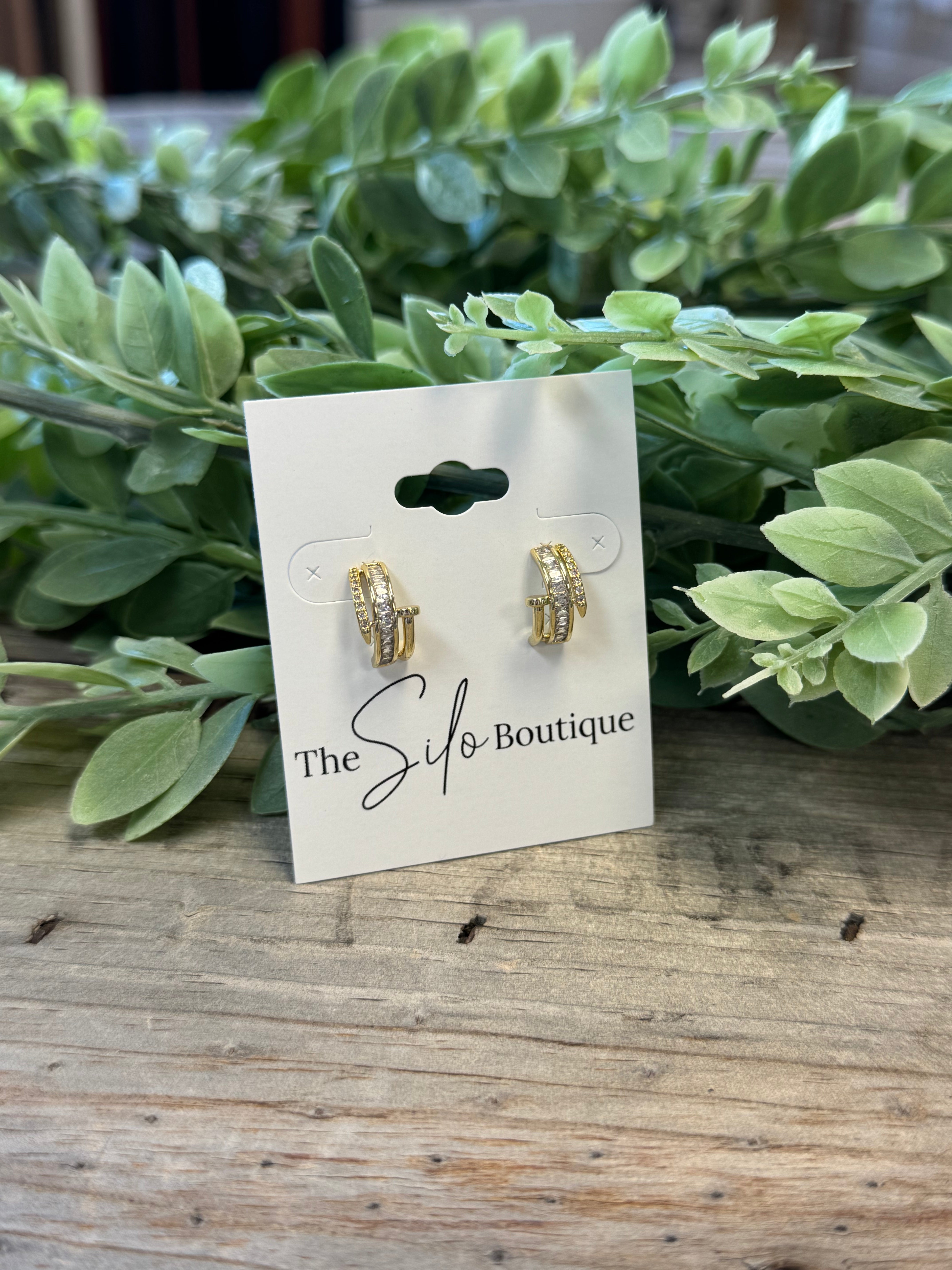 Tunic Nail Stud Earrings-Earrings-2unic-The Silo Boutique, Women's Fashion Boutique Located in Warren and Grand Forks North Dakota