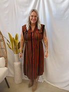 Abstract Shirt Dress-Dresses-Umgee-The Silo Boutique, Women's Fashion Boutique Located in Warren and Grand Forks North Dakota