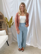 Jane Tencel Light Denim Pants-Final Sale-Pants-very j-The Silo Boutique, Women's Fashion Boutique Located in Warren and Grand Forks North Dakota
