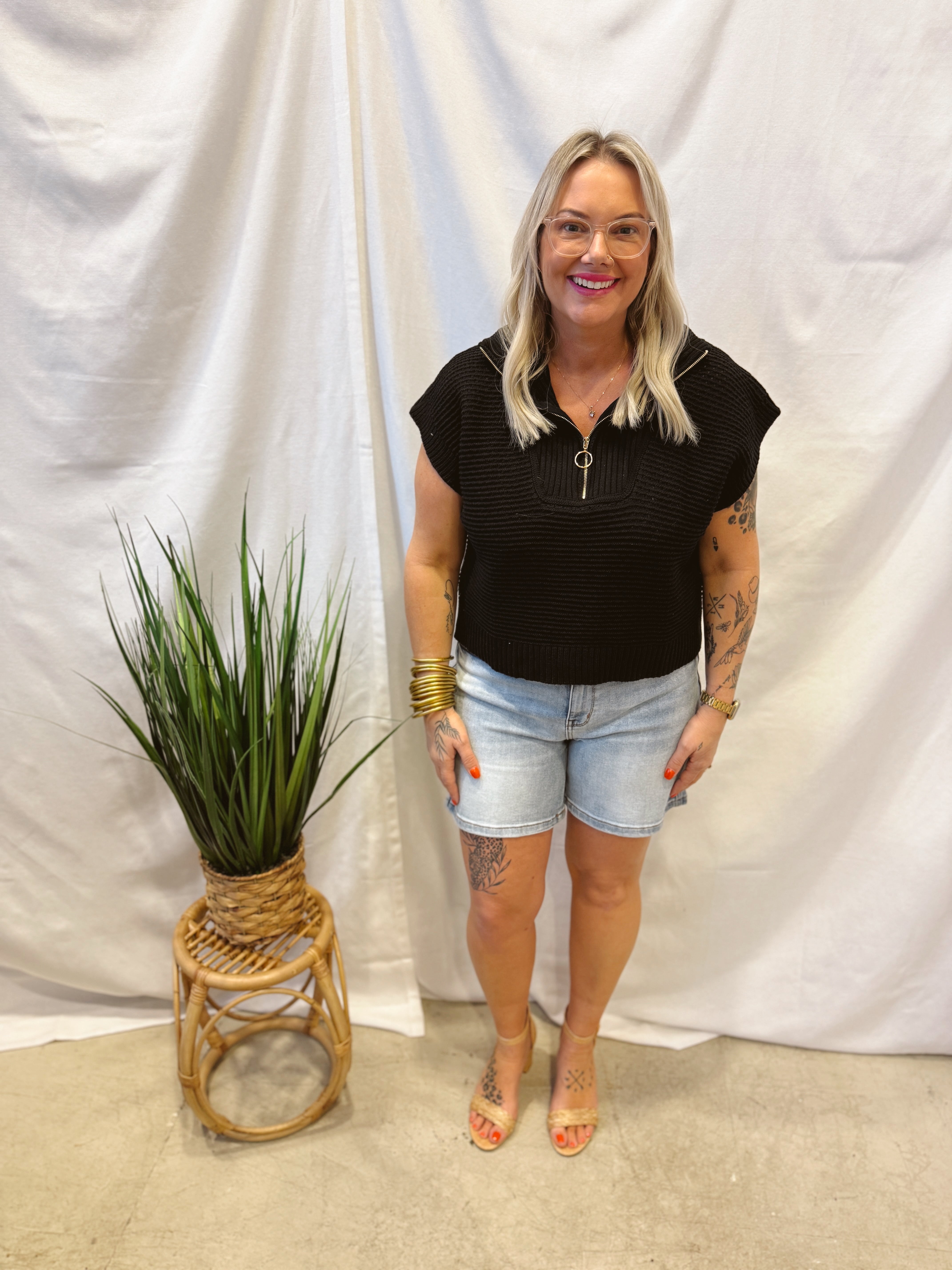 Judy Blue Vintage Wash Dad Shorts-Shorts-judy blue-The Silo Boutique, Women's Fashion Boutique Located in Warren and Grand Forks North Dakota