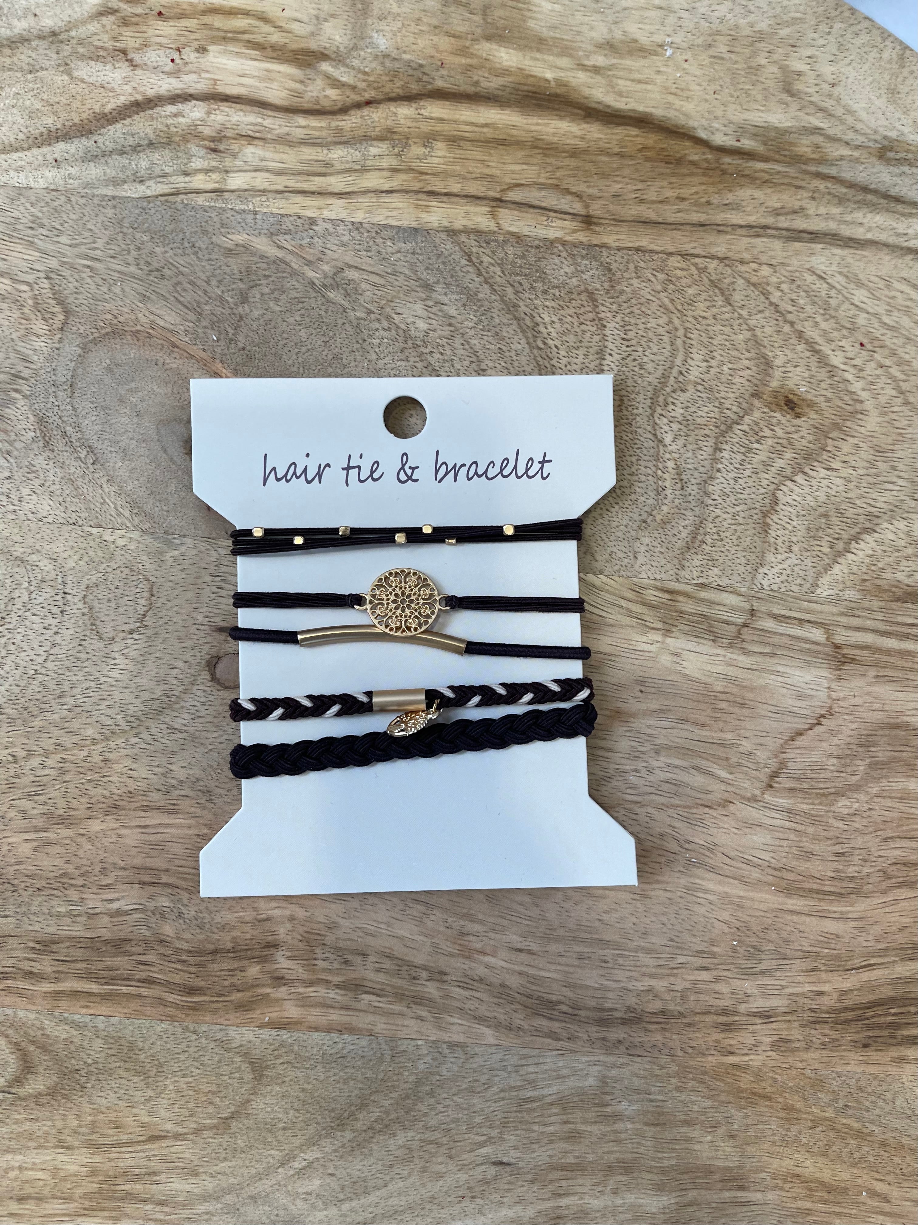 Joss Hair Ties Bracelet-Bracelets-joss-The Silo Boutique, Women's Fashion Boutique Located in Warren and Grand Forks North Dakota