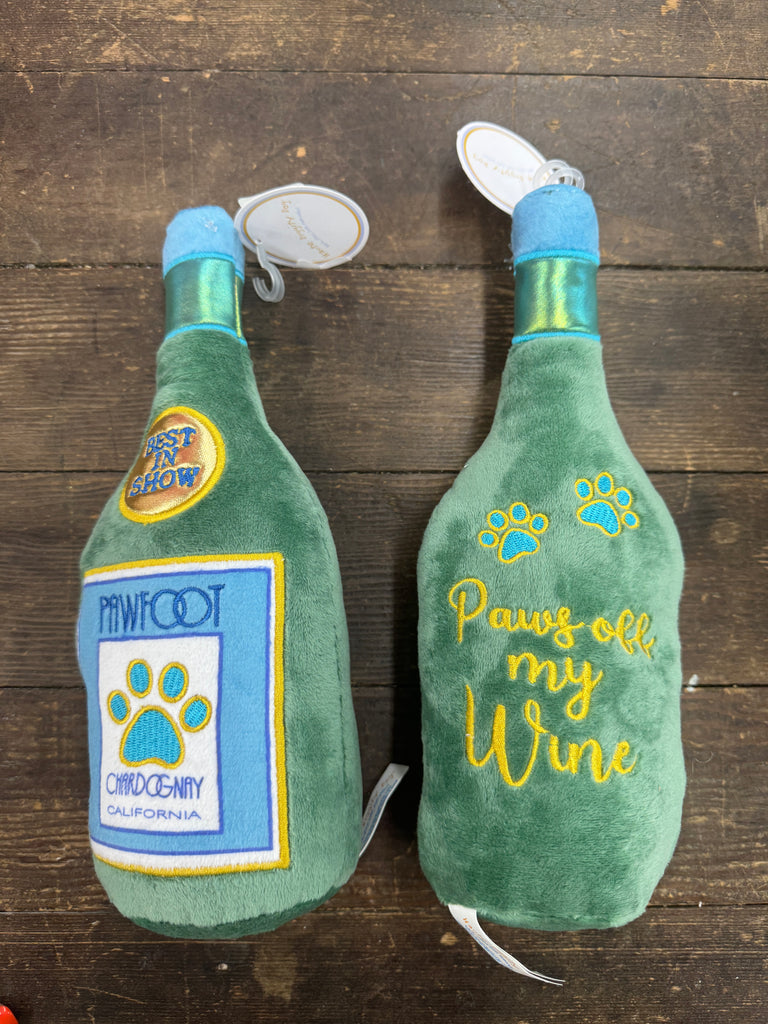 Pawfoot Wine Dog Toy-Dog Toys-haute diggity-The Silo Boutique, Women's Fashion Boutique Located in Warren and Grand Forks North Dakota