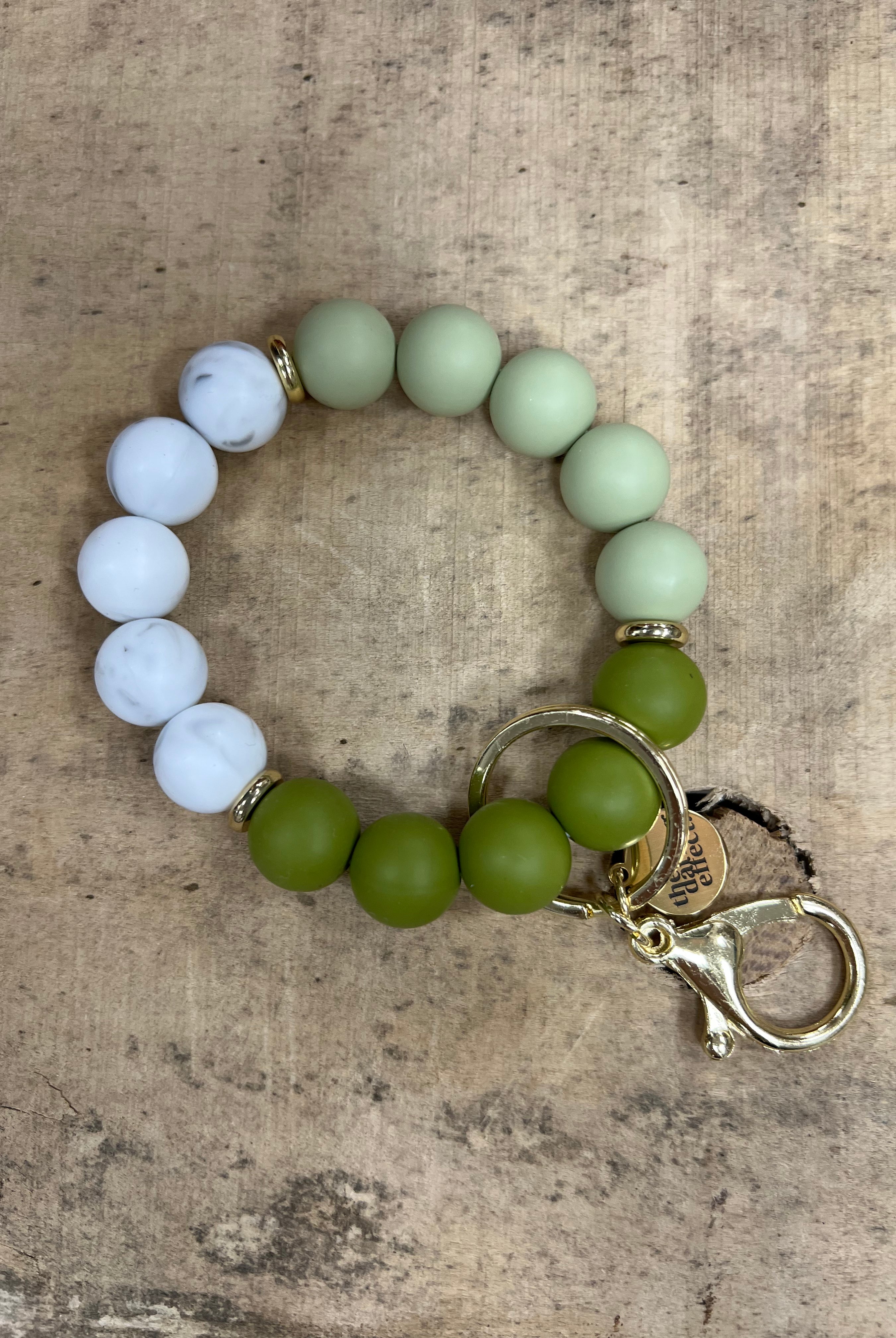 Silicone Beaded Keychain Wristlet-Keychains-Darling Effect-The Silo Boutique, Women's Fashion Boutique Located in Warren and Grand Forks North Dakota