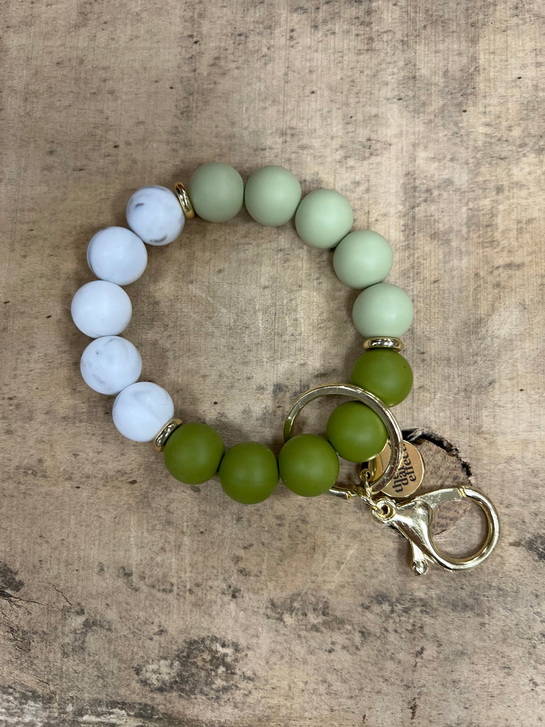 Silicone Beaded Keychain Wristlet-Keychains-Darling Effect-The Silo Boutique, Women's Fashion Boutique Located in Warren and Grand Forks North Dakota