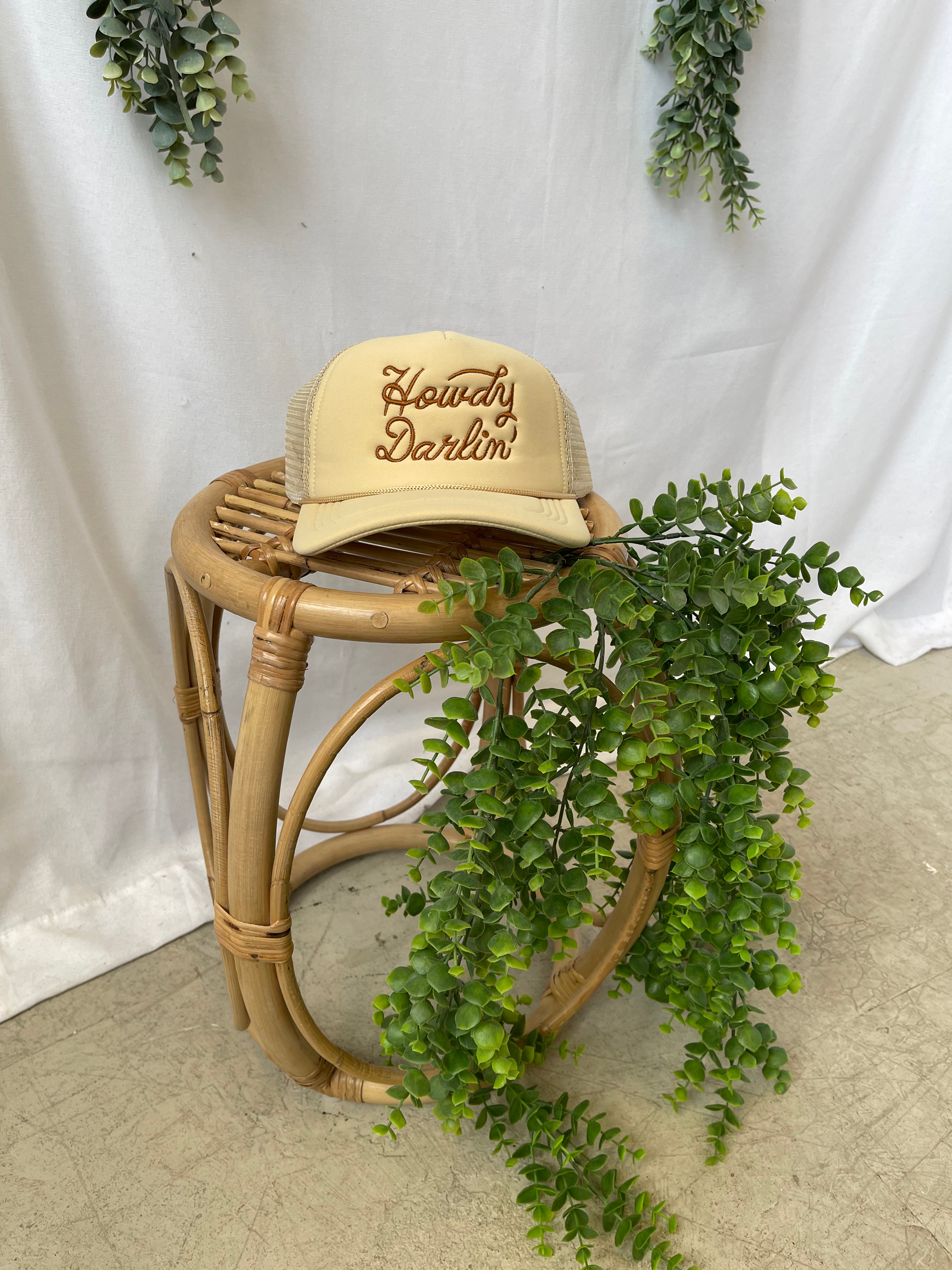 Zen Howdy Mesh Hat-Mocha-Hats-Zenana-The Silo Boutique, Women's Fashion Boutique Located in Warren and Grand Forks North Dakota
