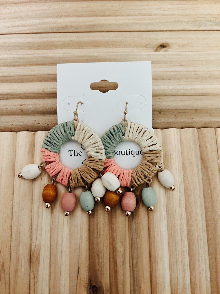 Mix Pastel Hoop Earrings-earrings-Fame-The Silo Boutique, Women's Fashion Boutique Located in Warren and Grand Forks North Dakota