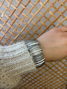 Stretch Wide Bangle Set-Bracelets-Fame-The Silo Boutique, Women's Fashion Boutique Located in Warren and Grand Forks North Dakota