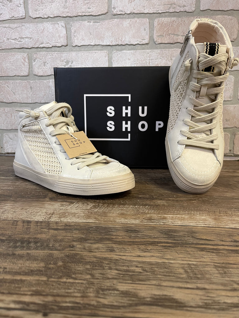 ShuShop Samantha Bone Sneaker-Shoes-shushop-The Silo Boutique, Women's Fashion Boutique Located in Warren and Grand Forks North Dakota