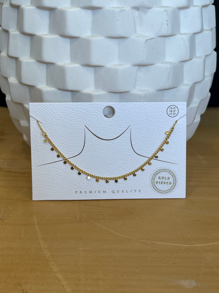 Mini Dot Layered Necklace-Necklaces-Avenue Zoe-The Silo Boutique, Women's Fashion Boutique Located in Warren and Grand Forks North Dakota
