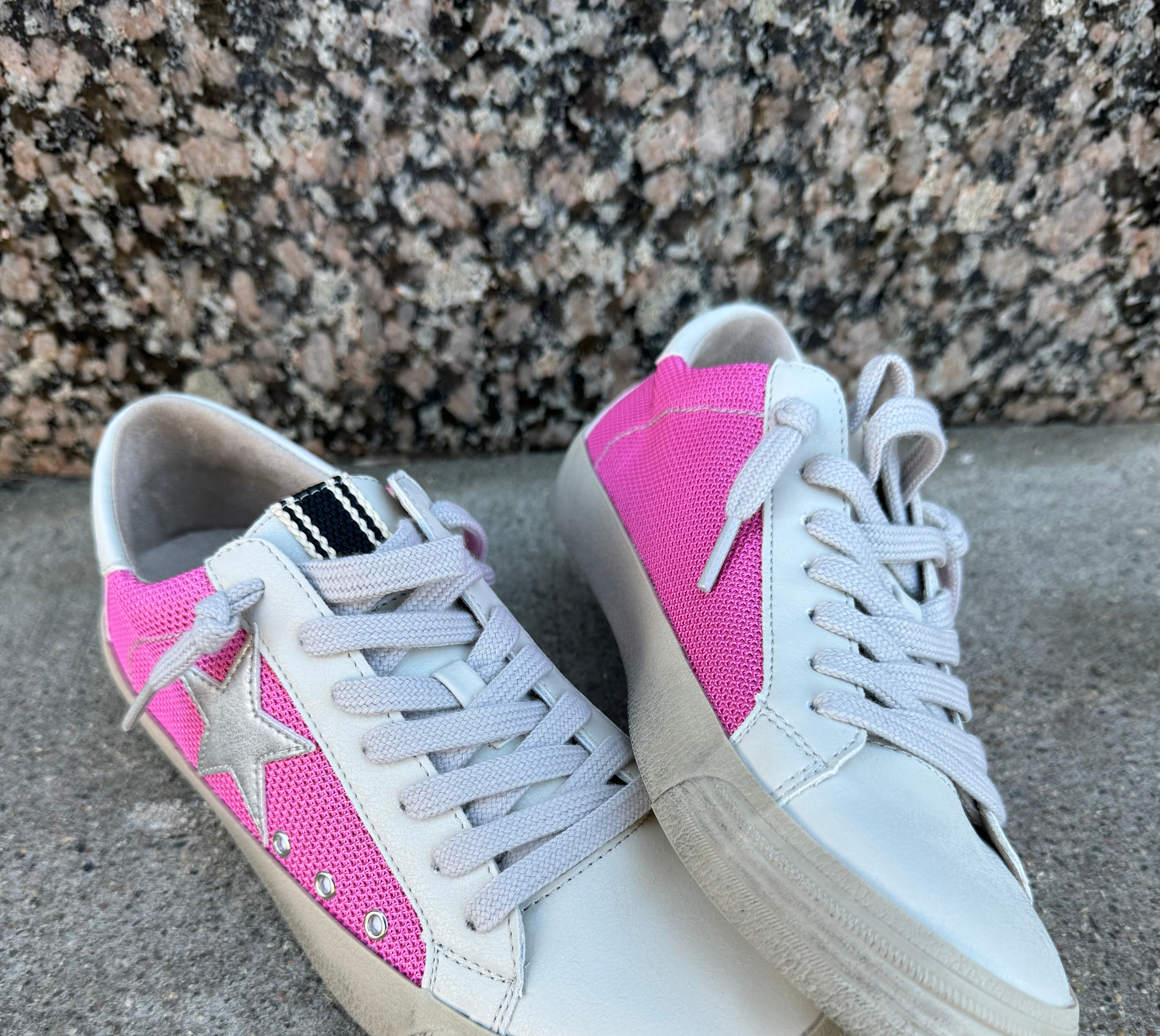 ShuShop Pilar Pink Sneaker-Sneakers-shu-The Silo Boutique, Women's Fashion Boutique Located in Warren and Grand Forks North Dakota