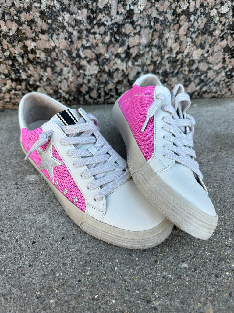 ShuShop Pilar Pink Sneaker-Sneakers-shu-The Silo Boutique, Women's Fashion Boutique Located in Warren and Grand Forks North Dakota
