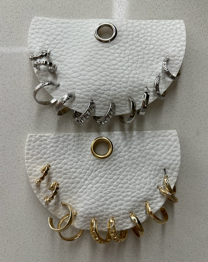 Set of 5 Mini Hoops Earrings-earrings-Dallas Market-The Silo Boutique, Women's Fashion Boutique Located in Warren and Grand Forks North Dakota