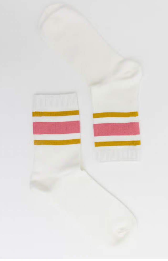 Retro Stripe Leto Socks-Socks-Leto-The Silo Boutique, Women's Fashion Boutique Located in Warren and Grand Forks North Dakota