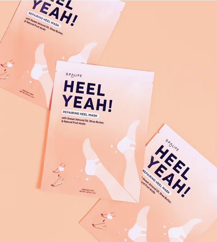 Heel Yeah! Foot Mask-Cosmetics-spa life-The Silo Boutique, Women's Fashion Boutique Located in Warren and Grand Forks North Dakota