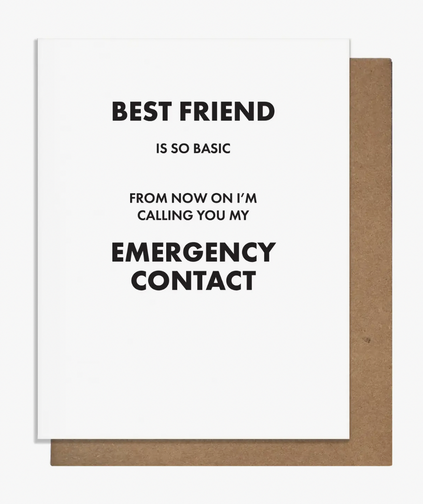 Emergency Contact Card-Cards-pretty alright-The Silo Boutique, Women's Fashion Boutique Located in Warren and Grand Forks North Dakota