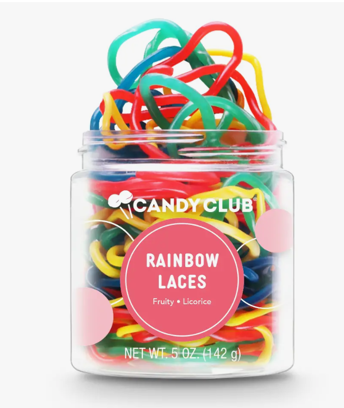 Candy Club Rainbow Laces-Candy-candy club-The Silo Boutique, Women's Fashion Boutique Located in Warren and Grand Forks North Dakota