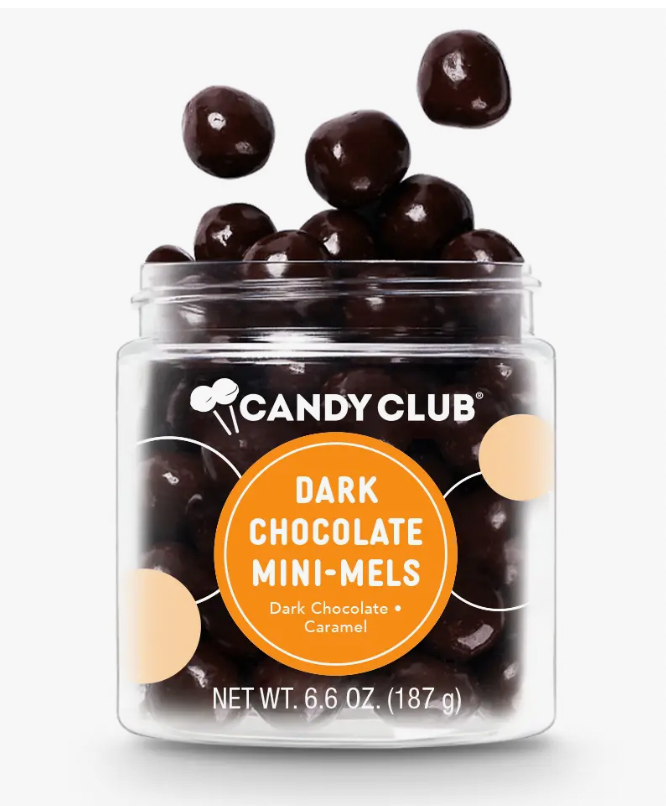 Candy Club Dark Chocolate Mini Mels-Candy-candy club-The Silo Boutique, Women's Fashion Boutique Located in Warren and Grand Forks North Dakota