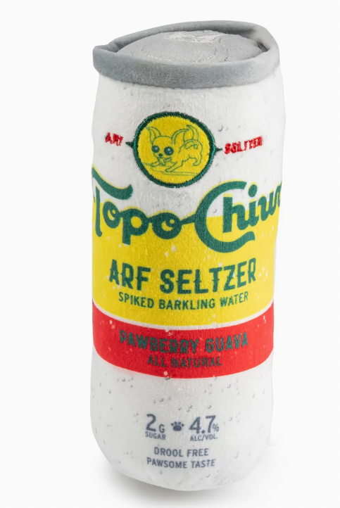 Topo Chiwawa Seltzer Squeaker Dog Toy-Dog Toys-haute diggity-The Silo Boutique, Women's Fashion Boutique Located in Warren and Grand Forks North Dakota