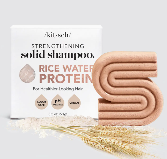 Kitsch Rice Water Shampoo Bar For Strengthening-Hair Accessories-kitsch-The Silo Boutique, Women's Fashion Boutique Located in Warren and Grand Forks North Dakota