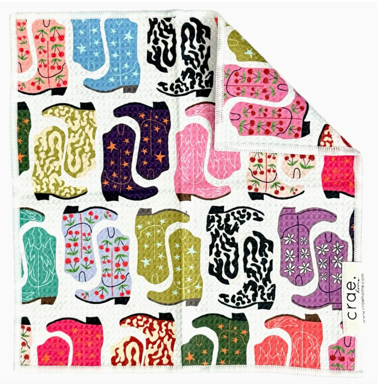 Crae Hoedown Washcloth-Tea Towels-crae-The Silo Boutique, Women's Fashion Boutique Located in Warren and Grand Forks North Dakota