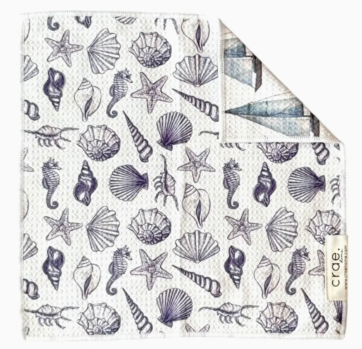 Crae Sea Salt Washcloth-Tea Towels-crae-The Silo Boutique, Women's Fashion Boutique Located in Warren and Grand Forks North Dakota