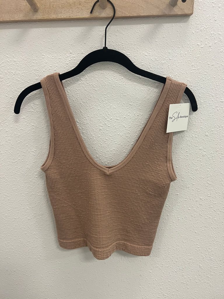 Together Dark Taupe Bralette Top-Bralettes-by together-The Silo Boutique, Women's Fashion Boutique Located in Warren and Grand Forks North Dakota