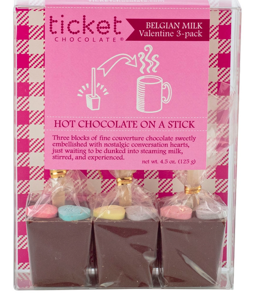 Valentines Hot Chocolate 3 Pack-Hot Chocolate-ticket chocolate-The Silo Boutique, Women's Fashion Boutique Located in Warren and Grand Forks North Dakota