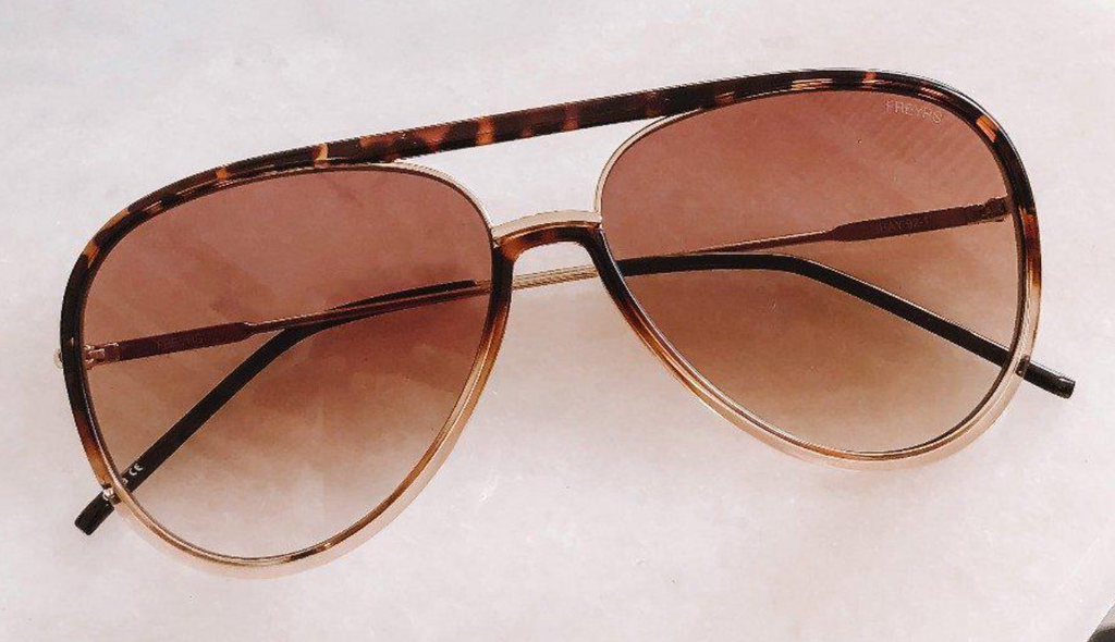 Freyrs Shay Brown Sunglasses-Sunglasses-freyers-The Silo Boutique, Women's Fashion Boutique Located in Warren and Grand Forks North Dakota