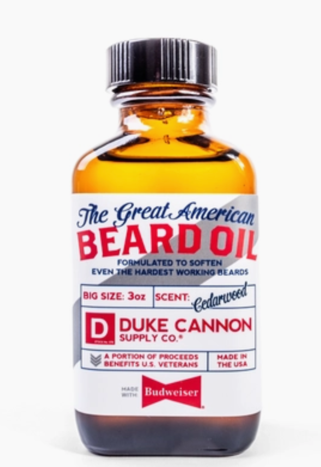 Budweiser Beard Oil by Duke Cannon-Cologne-duke cannon-The Silo Boutique, Women's Fashion Boutique Located in Warren and Grand Forks North Dakota