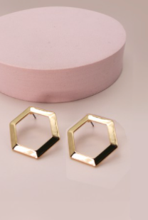 W2W Hex Earrings-earrings-wall to wall-The Silo Boutique, Women's Fashion Boutique Located in Warren and Grand Forks North Dakota