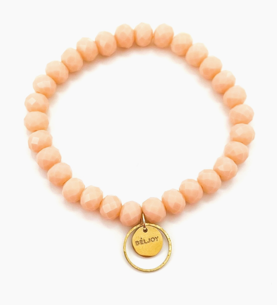 Beljoy Brecken Peach Bracelet-Bracelets-beljoy-The Silo Boutique, Women's Fashion Boutique Located in Warren and Grand Forks North Dakota