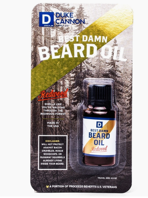 Best Damn Beard Oil Travel Size-Beard Oil-duke cannon-The Silo Boutique, Women's Fashion Boutique Located in Warren and Grand Forks North Dakota