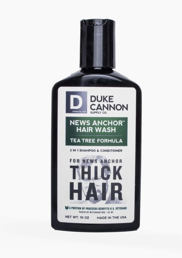 News Anchor 2 in 1 Hair Wash-Tea Trea-Shampoo-duke cannon-The Silo Boutique, Women's Fashion Boutique Located in Warren and Grand Forks North Dakota