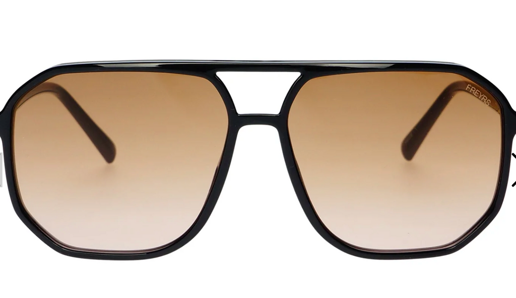 Freyrs Billie Black Sunglasses-Sunglasses-freyers-The Silo Boutique, Women's Fashion Boutique Located in Warren and Grand Forks North Dakota