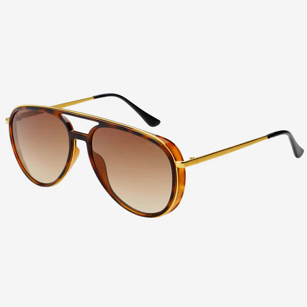 Freyrs Fulton Brown Tortoise Aviator Sunglasses-Sunglasses-freyers-The Silo Boutique, Women's Fashion Boutique Located in Warren and Grand Forks North Dakota