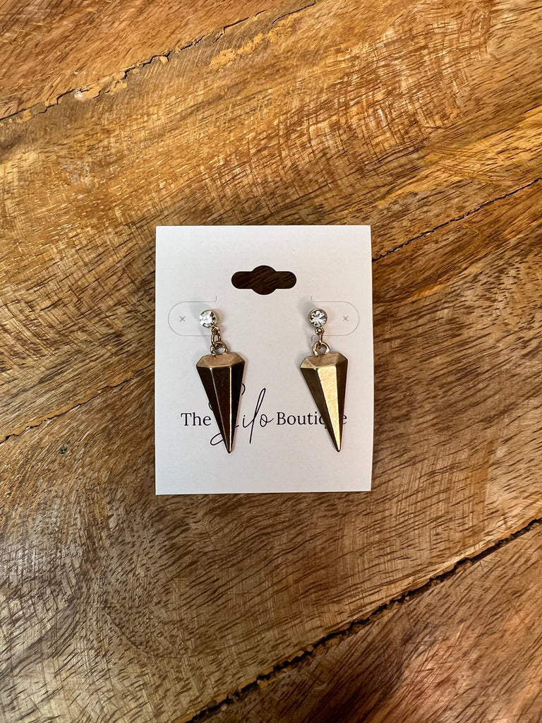 Stud Point Earring-Earrings-Dallas Market-The Silo Boutique, Women's Fashion Boutique Located in Warren and Grand Forks North Dakota