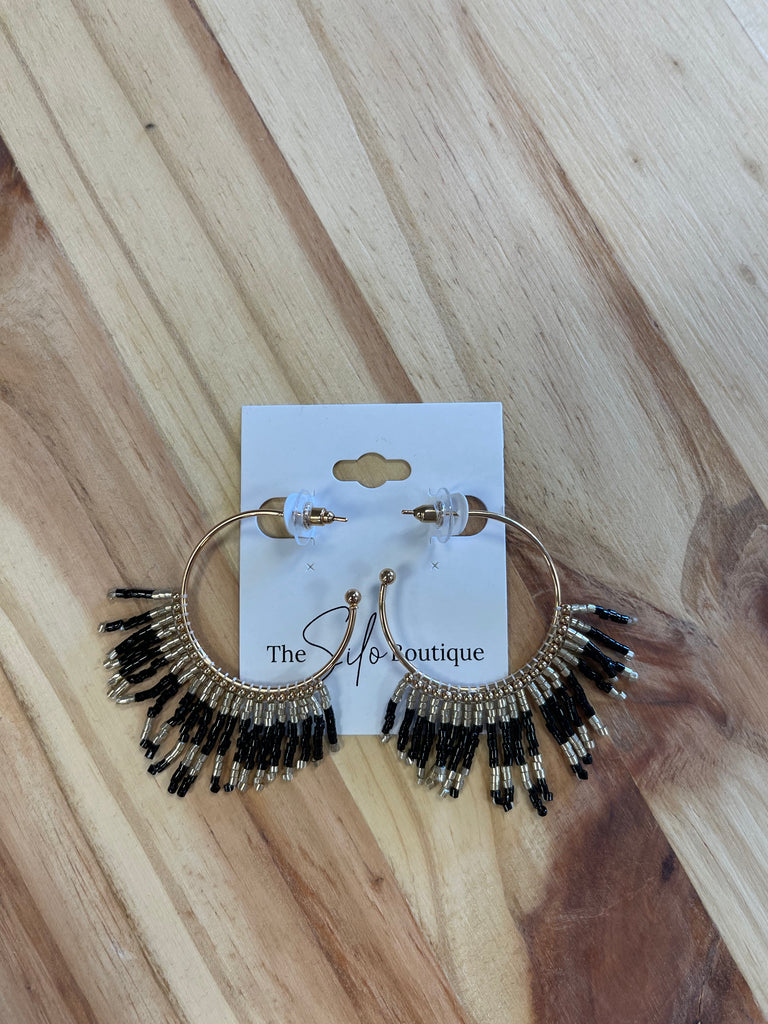 Fan Seed Earrings-Earrings-so hot-The Silo Boutique, Women's Fashion Boutique Located in Warren and Grand Forks North Dakota