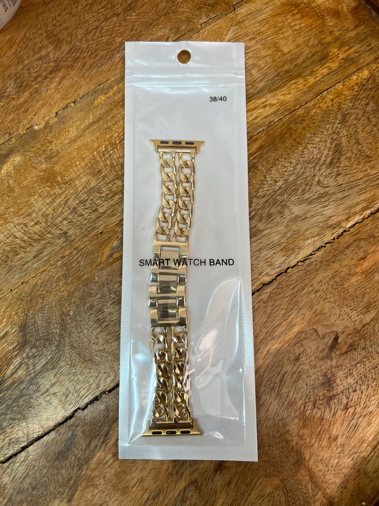 Multiple Gold Link Watchband-Watchbands-zaana inc-The Silo Boutique, Women's Fashion Boutique Located in Warren and Grand Forks North Dakota