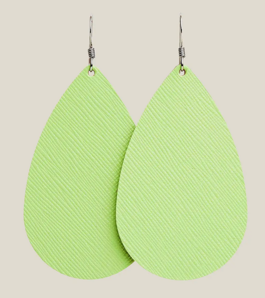 Nickel and Suede Citrus Teardrop Earrings-Earrings-nickel and Suede-The Silo Boutique, Women's Fashion Boutique Located in Warren and Grand Forks North Dakota