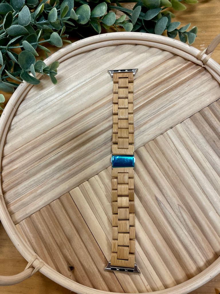 Wood Link Watch Band-Watchbands-Dallas Market-The Silo Boutique, Women's Fashion Boutique Located in Warren and Grand Forks North Dakota