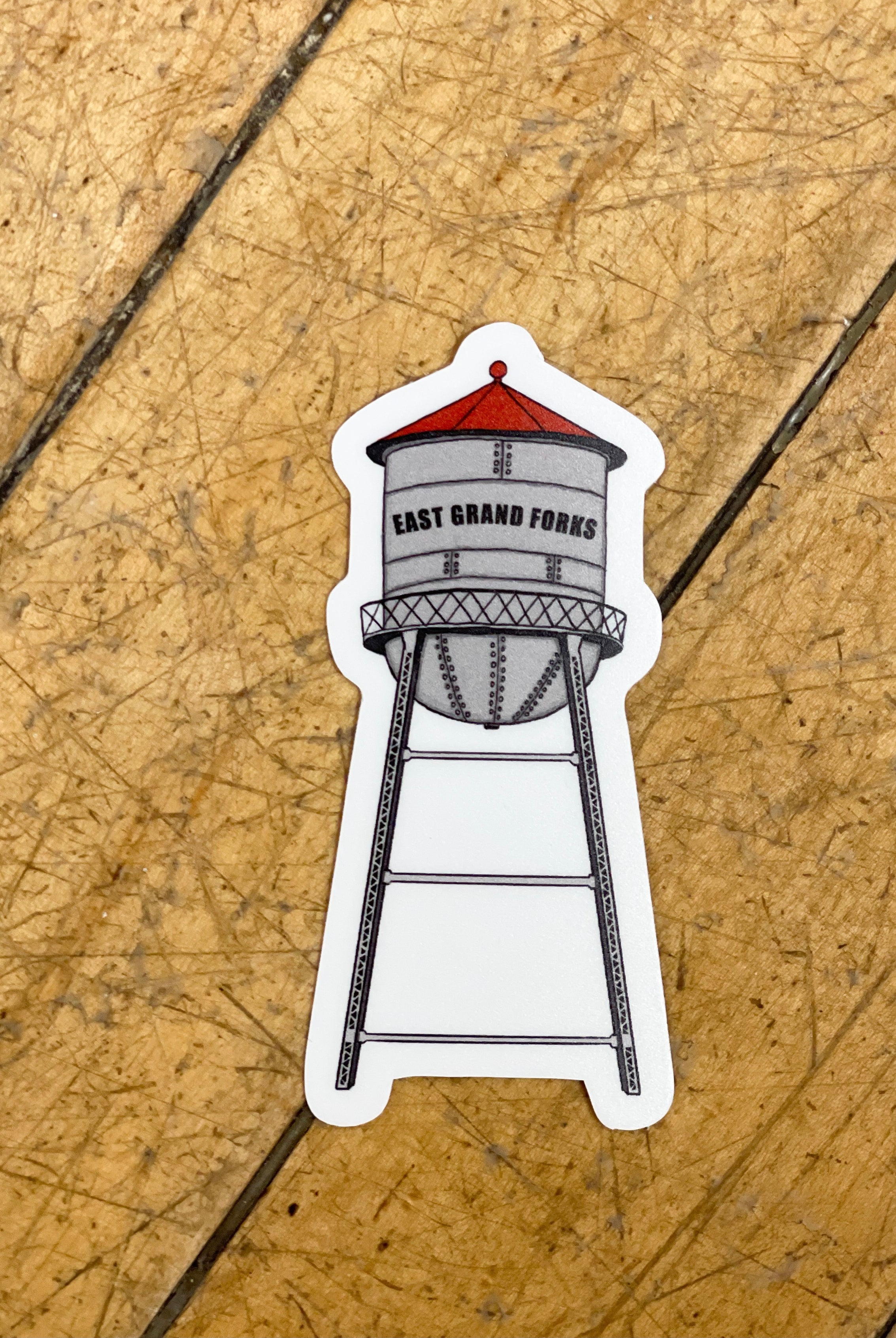 East Grand Water Tower Sticker-Stickers-nice enough-The Silo Boutique, Women's Fashion Boutique Located in Warren and Grand Forks North Dakota