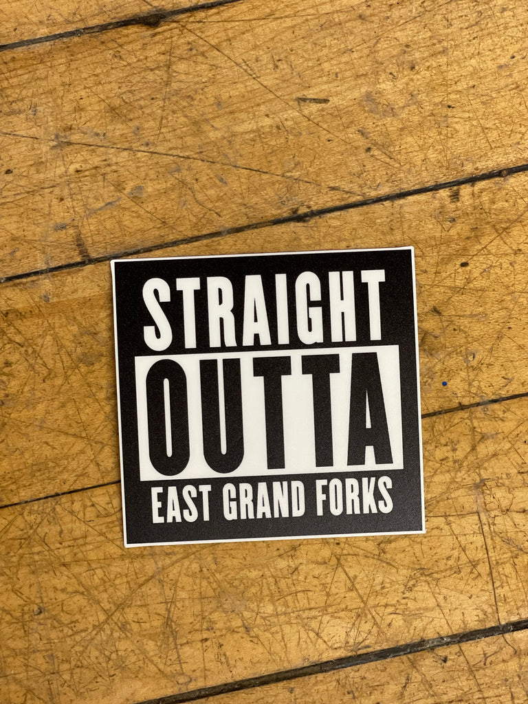 Straight Outta East Side Sticker-Stickers-nice enough-The Silo Boutique, Women's Fashion Boutique Located in Warren and Grand Forks North Dakota