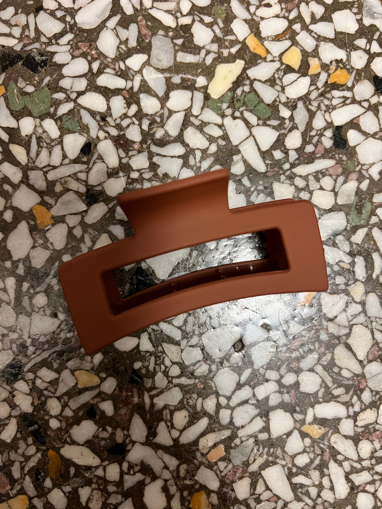 Matte Claw Hair Clip-Hair Accessories-wall to wall-The Silo Boutique, Women's Fashion Boutique Located in Warren and Grand Forks North Dakota