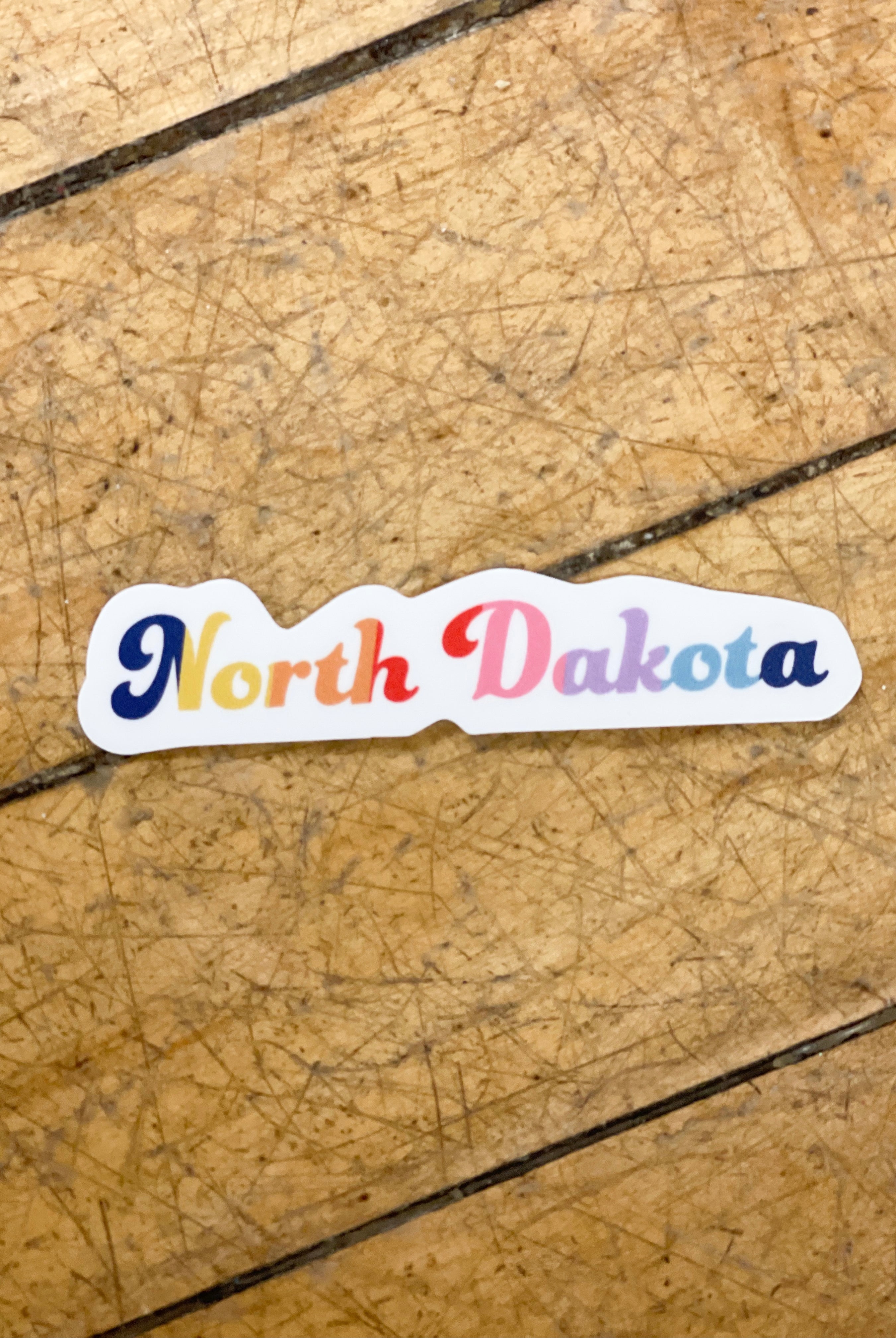 North Dakota Bubble Sticker-Stickers-nice enough-The Silo Boutique, Women's Fashion Boutique Located in Warren and Grand Forks North Dakota