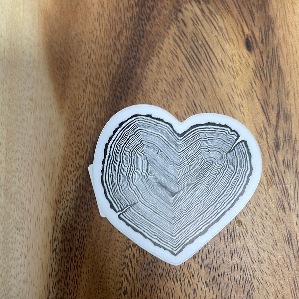 Wood Heart Sticker-stickers-nice enough-The Silo Boutique, Women's Fashion Boutique Located in Warren and Grand Forks North Dakota