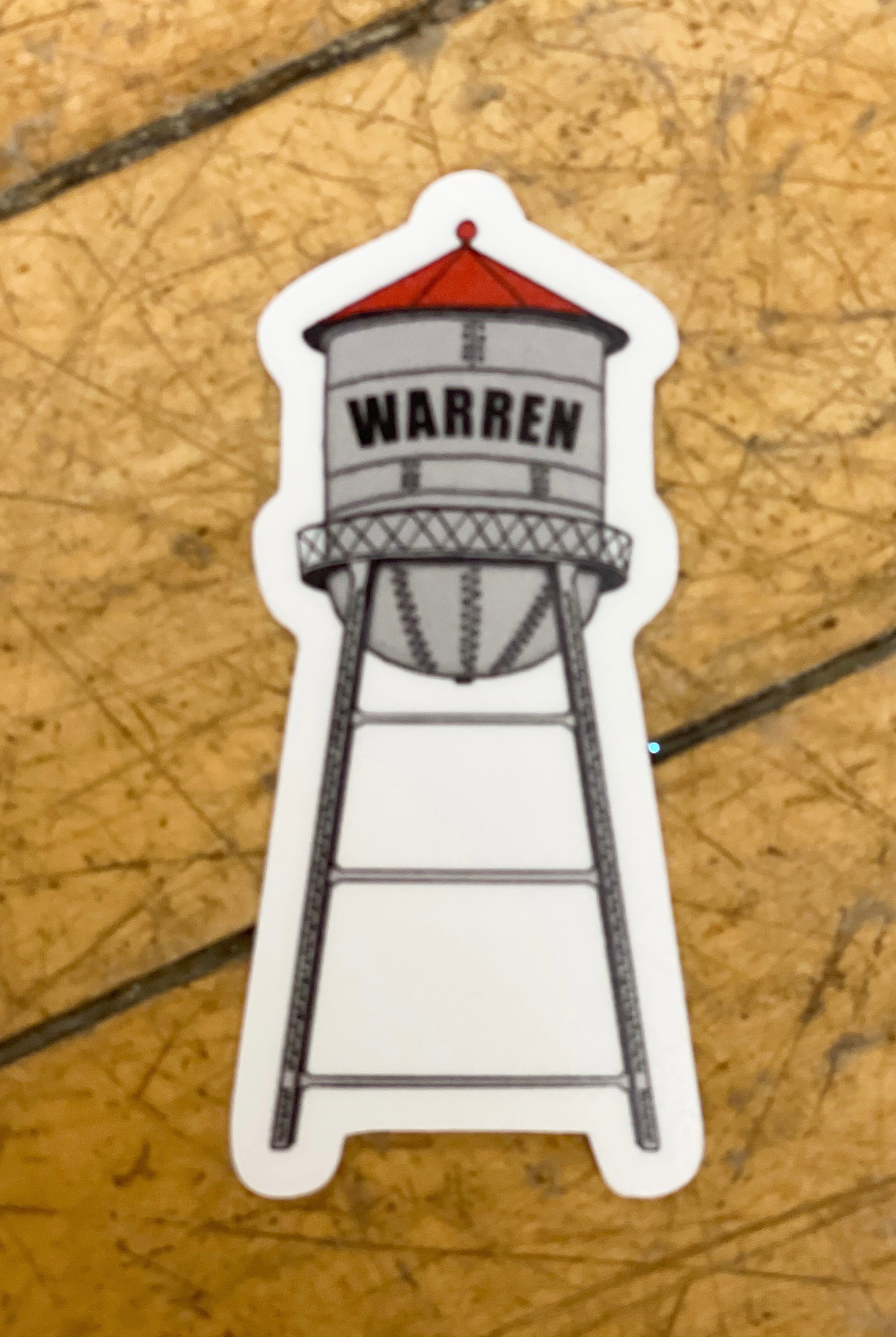 Warren Water Tower Sticker-Stickers-nice enough-The Silo Boutique, Women's Fashion Boutique Located in Warren and Grand Forks North Dakota