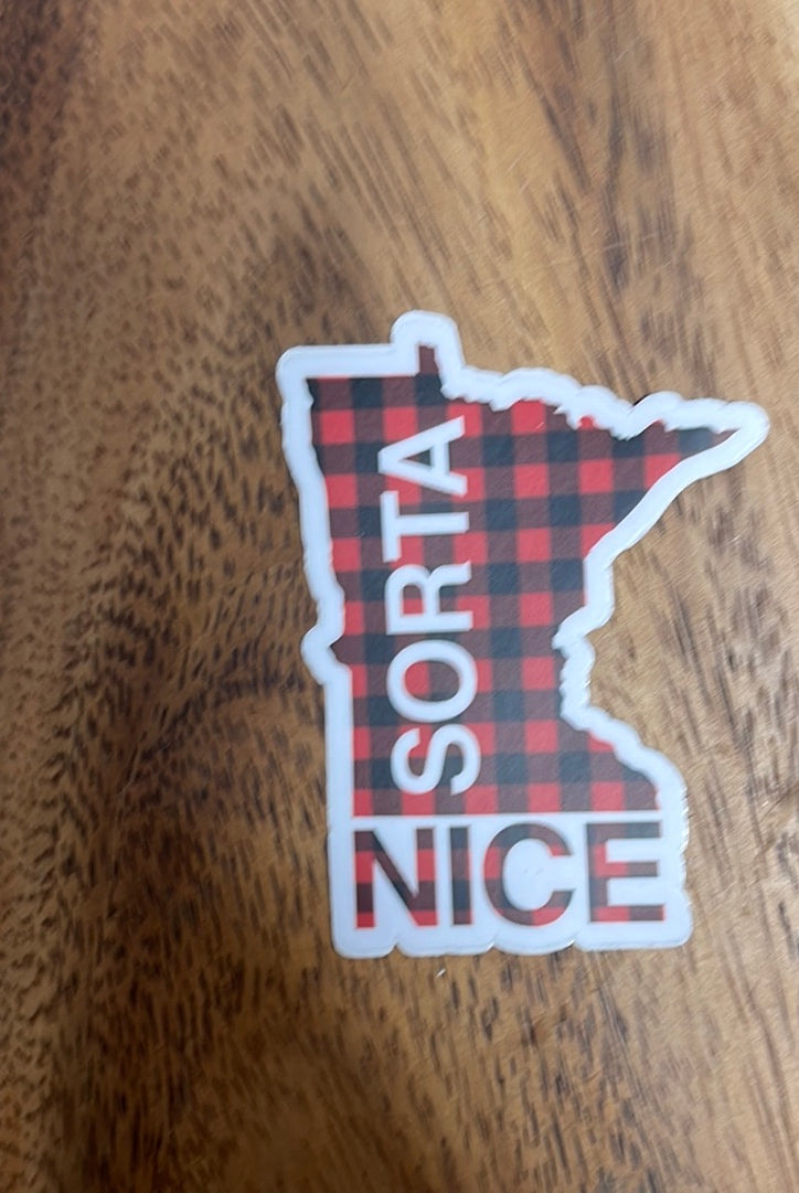 Nice MN Sticker-Stickers-nice enough-The Silo Boutique, Women's Fashion Boutique Located in Warren and Grand Forks North Dakota