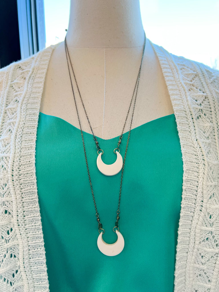 Pan Long Layer Necklace-Necklaces-panache-The Silo Boutique, Women's Fashion Boutique Located in Warren and Grand Forks North Dakota