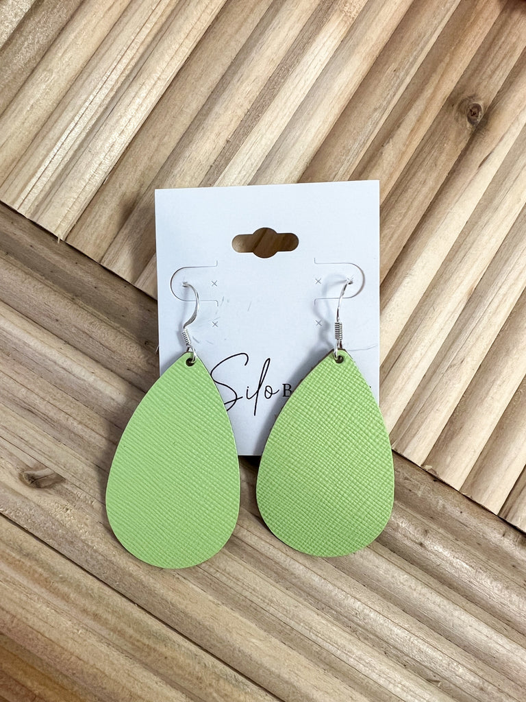 Nickel and Suede Citrus Teardrop Earrings-Earrings-nickel and Suede-The Silo Boutique, Women's Fashion Boutique Located in Warren and Grand Forks North Dakota